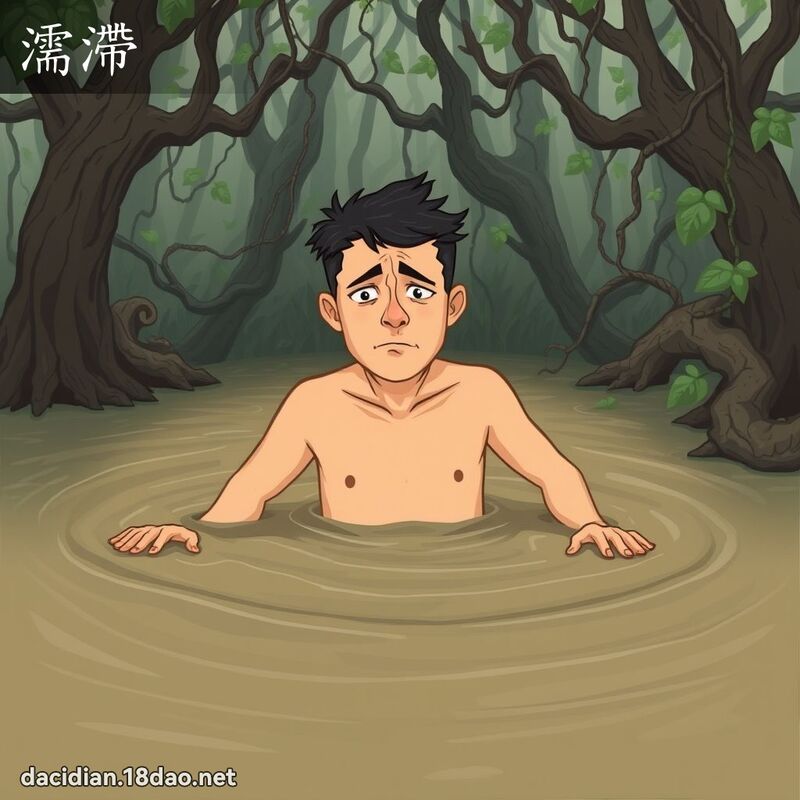 濡滯 - 國語大辭典配圖