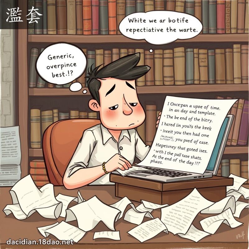 濫套 - 國語大辭典配圖