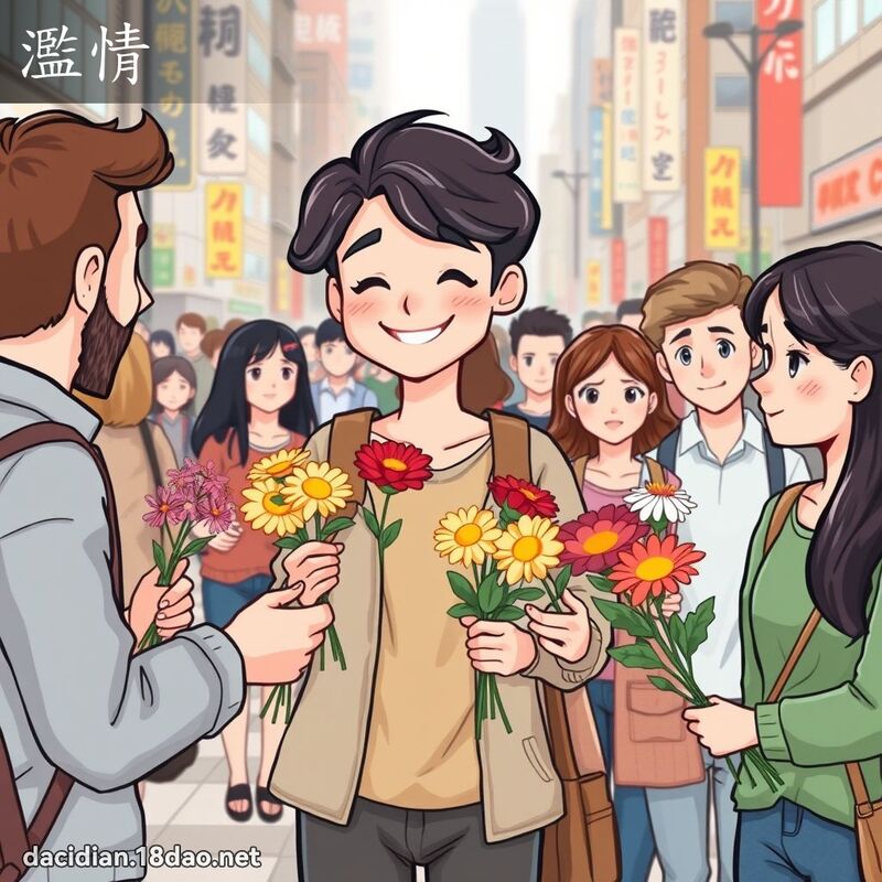 滥情 - 国语大辞典配图