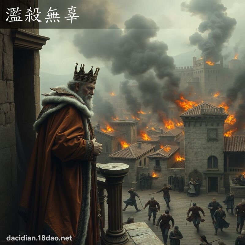 濫殺無辜 - 國語大辭典配圖
