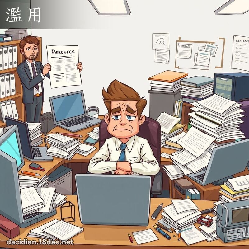 濫用 - 國語大辭典配圖