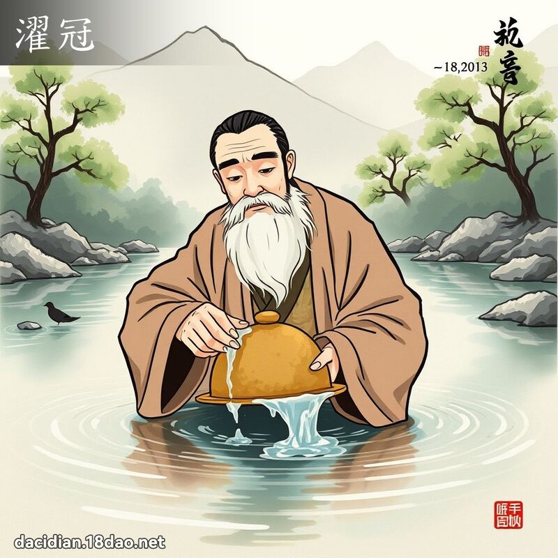 濯冠 - 國語大辭典配圖