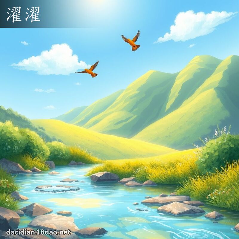 濯濯 - 国语大辞典配图