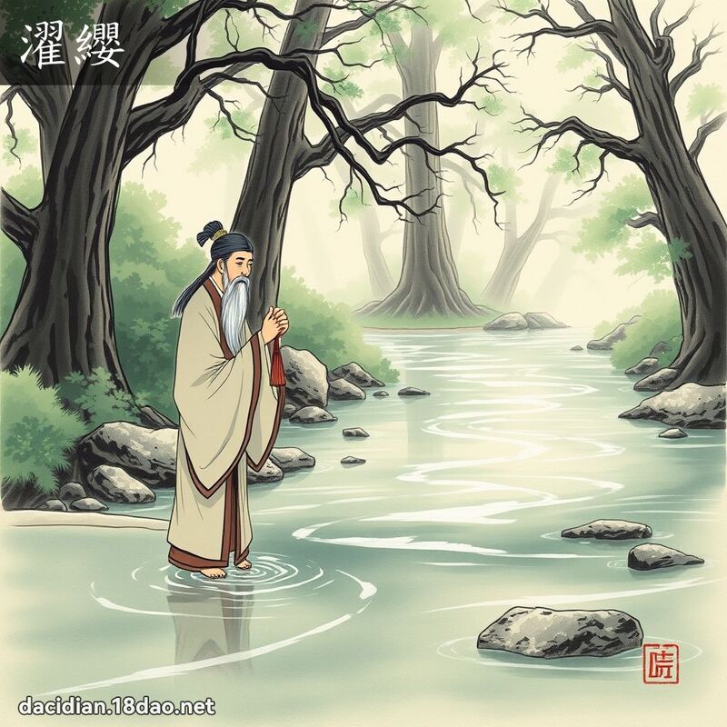 濯缨 - 国语大辞典配图