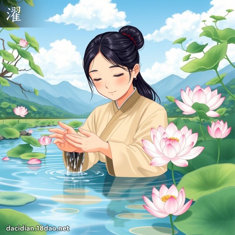 濯 - 國語大辭典配圖