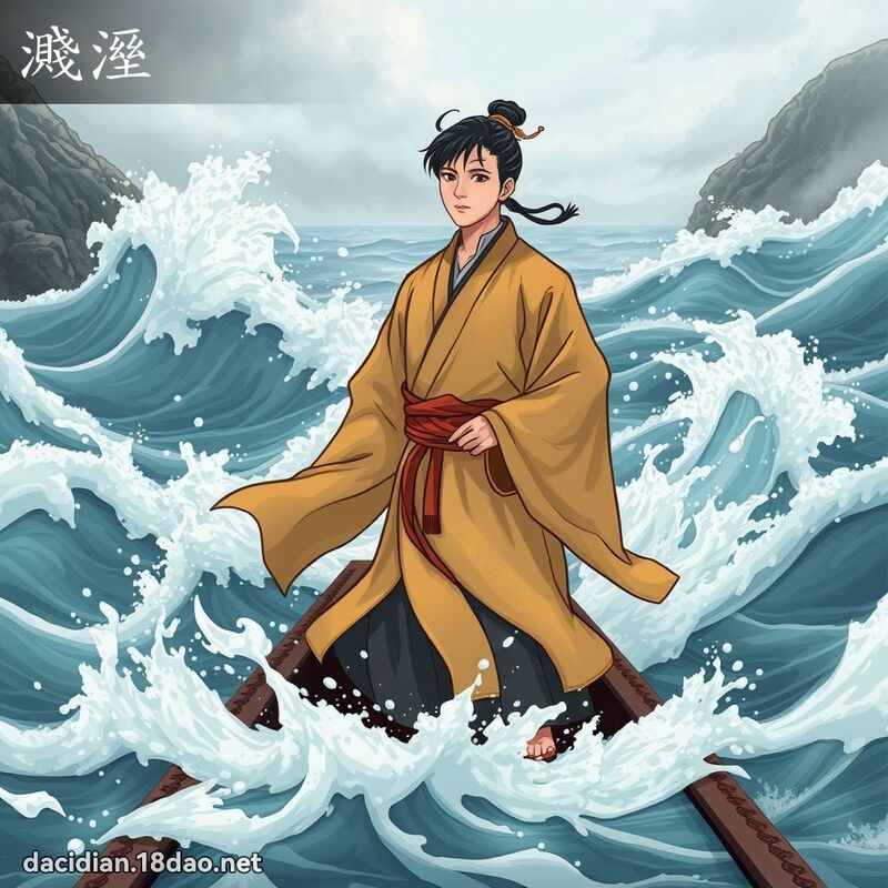 濺溼 - 國語大辭典配圖