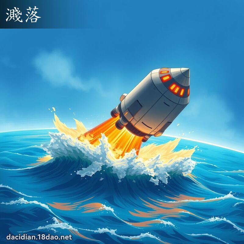 濺落 - 國語大辭典配圖