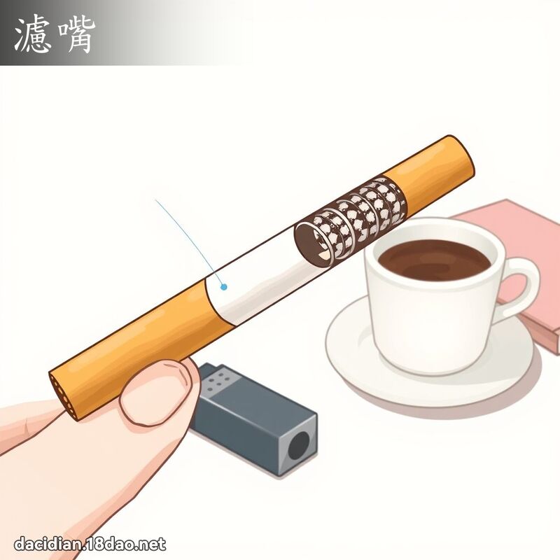 滤嘴 - 国语大辞典配图