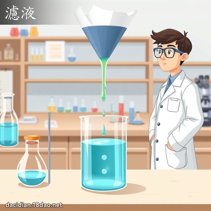 滤液 - 国语大辞典配图
