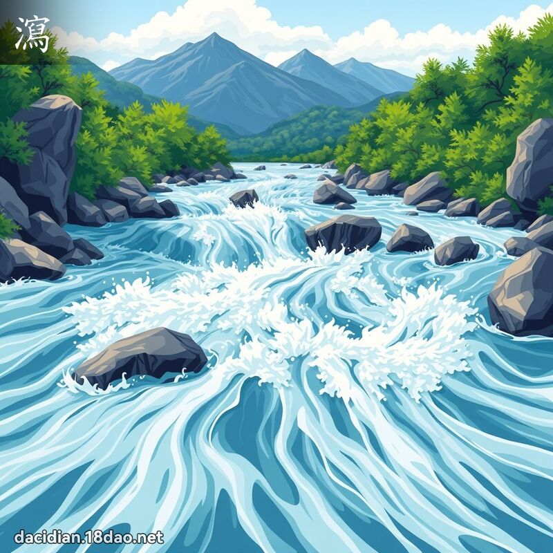 泻 - 国语大辞典配图