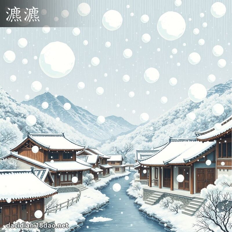 瀌瀌 - 國語大辭典配圖