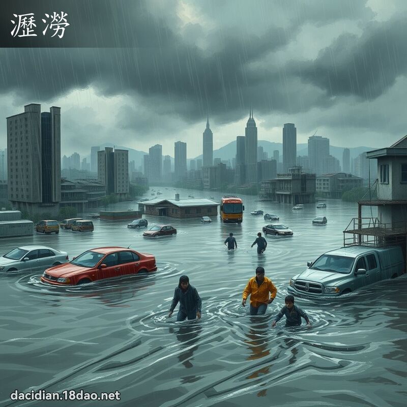 瀝澇 - 國語大辭典配圖