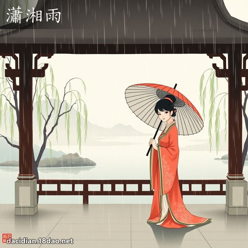 瀟湘雨 - 國語大辭典配圖