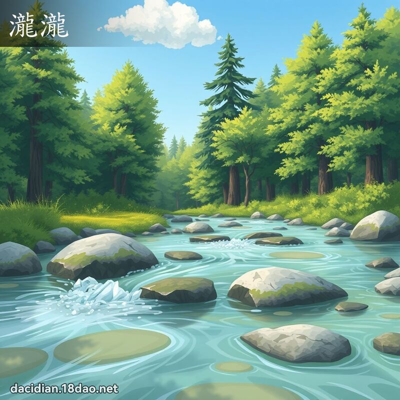 瀧瀧 - 國語大辭典配圖