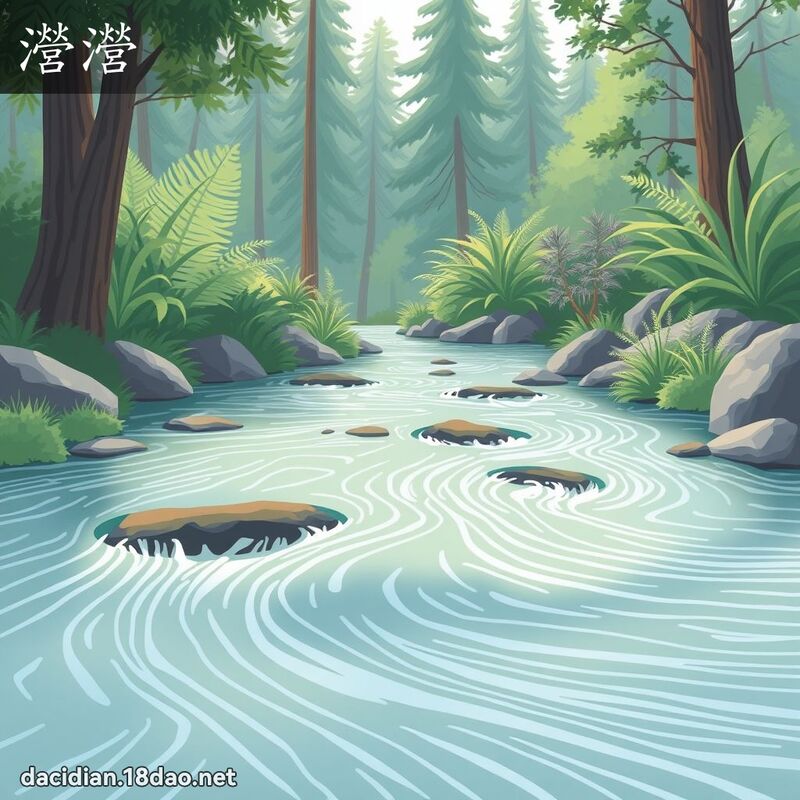 瀯瀯 - 国语大辞典配图