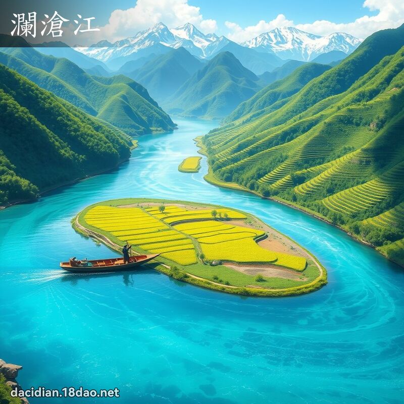 瀾滄江 - 國語大辭典配圖