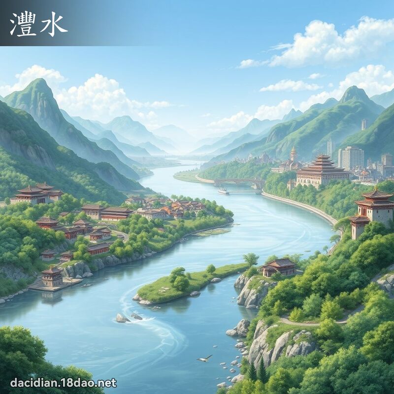 灃水 - 国语大辞典配图