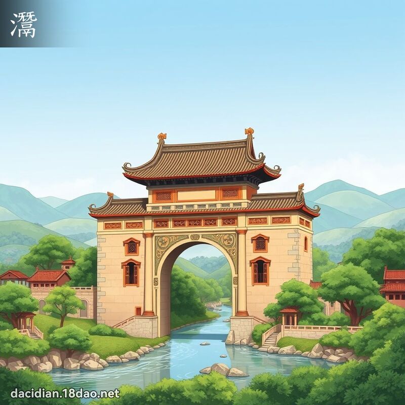 灊 - 國語大辭典配圖