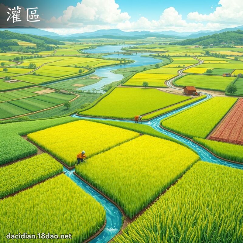 灌區 - 國語大辭典配圖