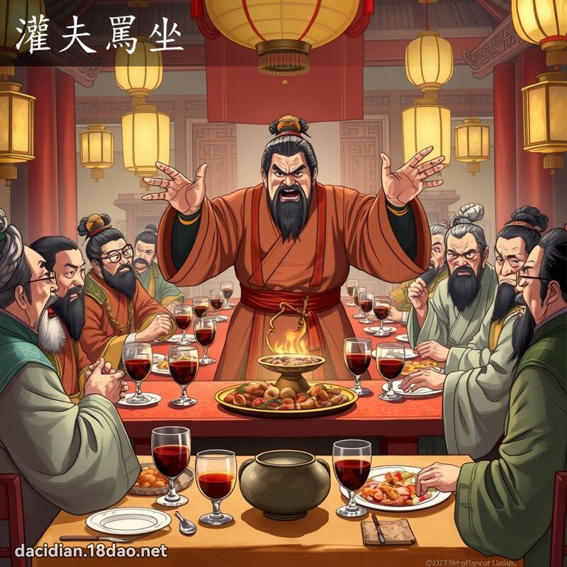 灌夫罵坐 - 國語大辭典配圖