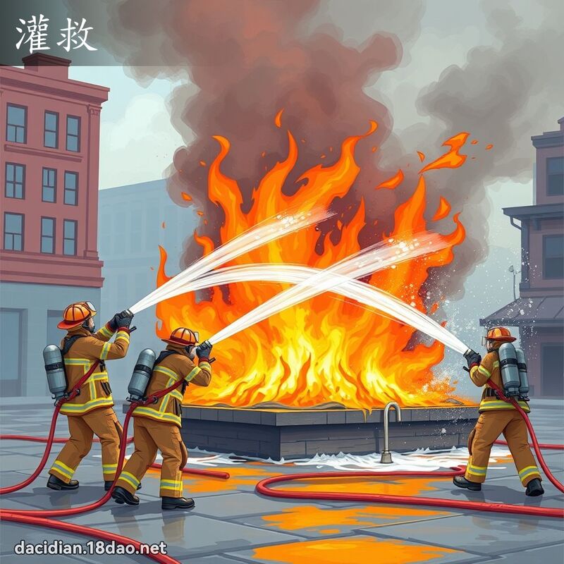 灌救 - 国语大辞典配图