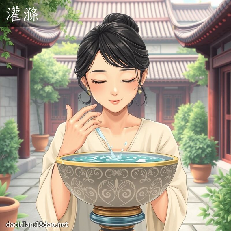 灌滌 - 國語大辭典配圖
