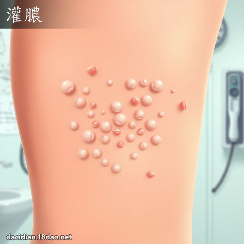灌膿 - 國語大辭典配圖
