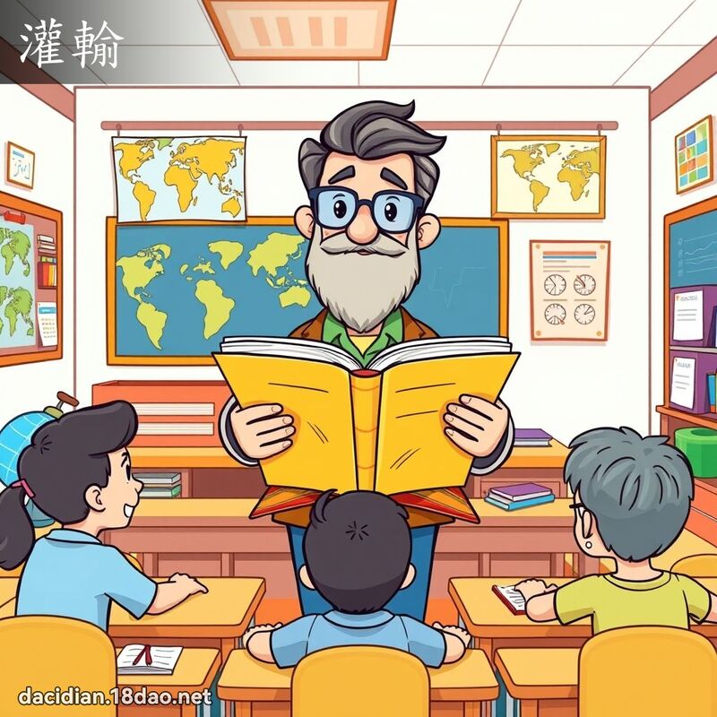 灌输 - 国语大辞典配图
