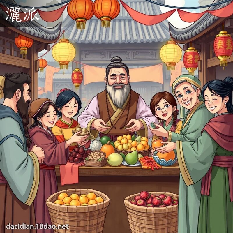 洒派 - 国语大辞典配图