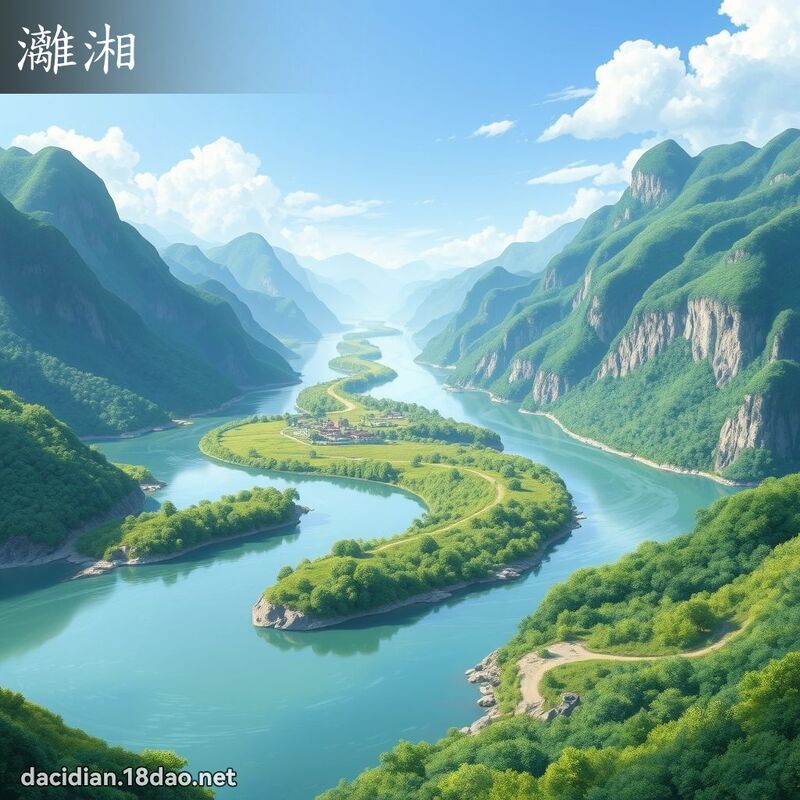 灕湘 - 国语大辞典配图