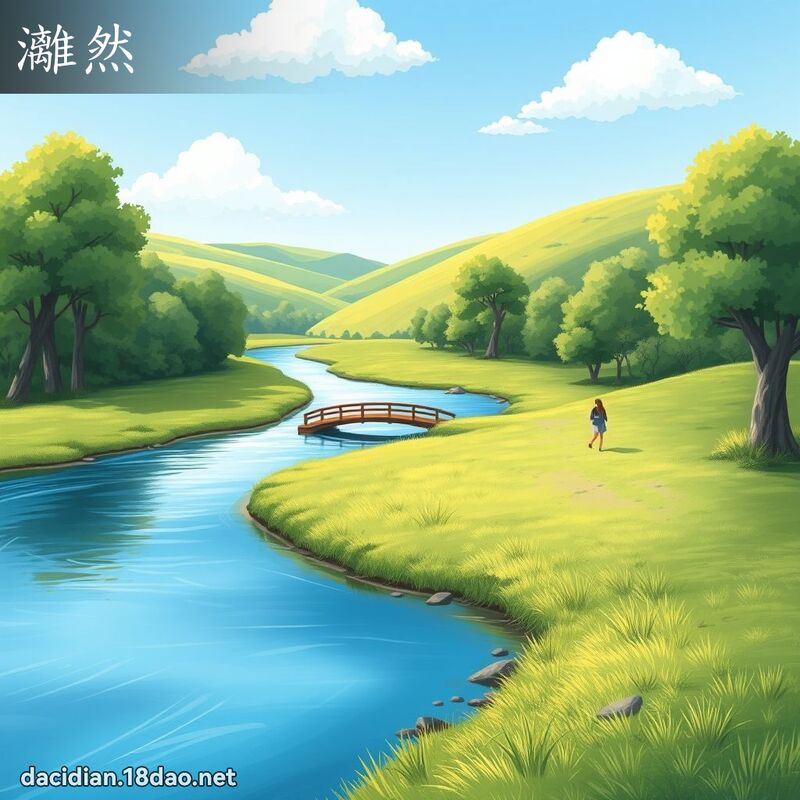 灕然 - 国语大辞典配图