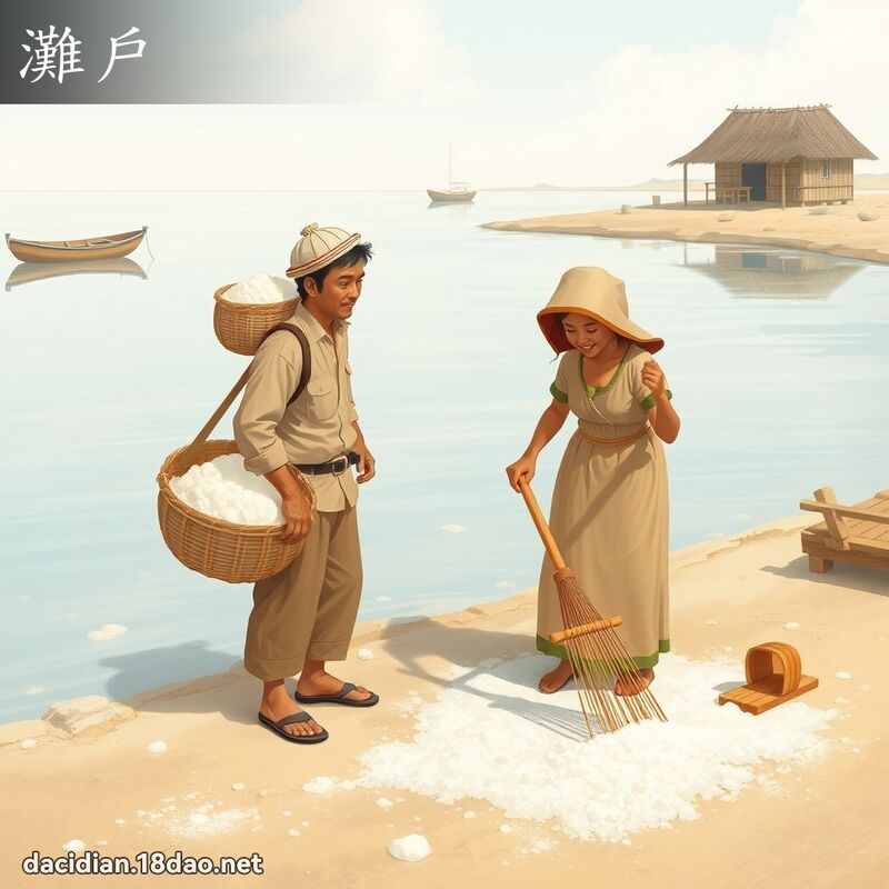 滩户 - 国语大辞典配图