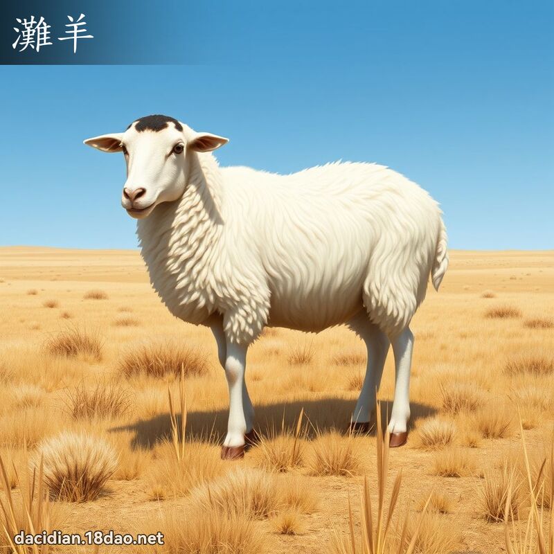灘羊 - 國語大辭典配圖