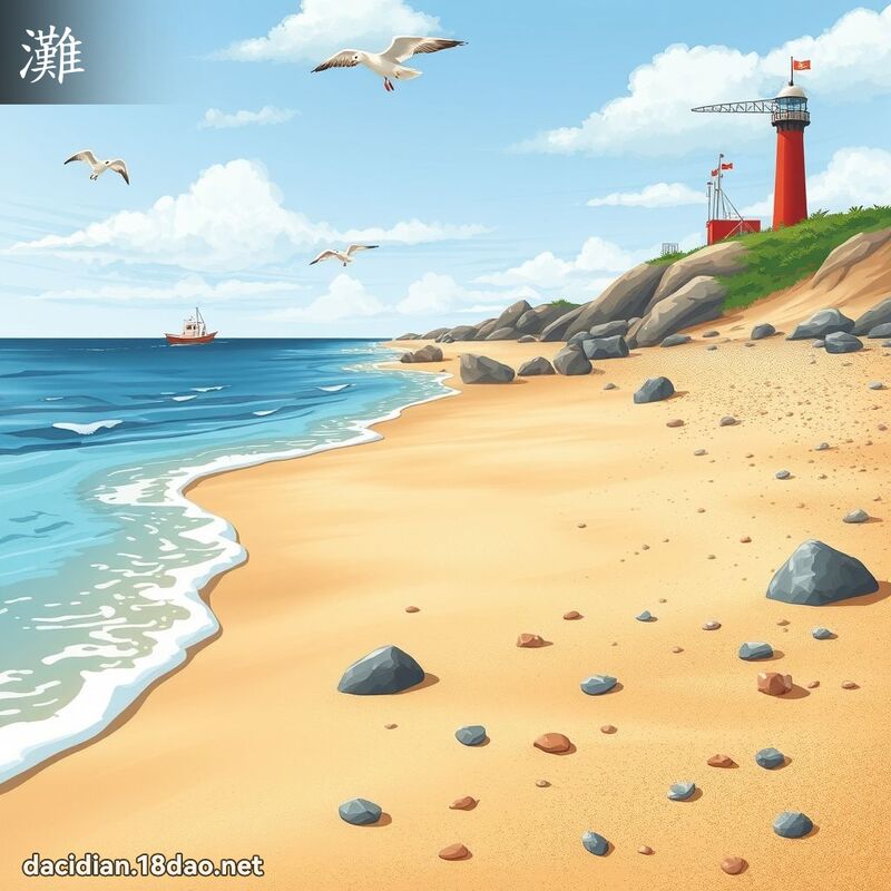 灘 - 國語大辭典配圖