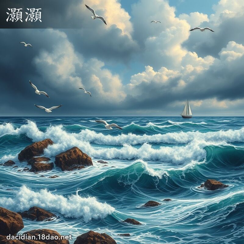 灝灝 - 國語大辭典配圖