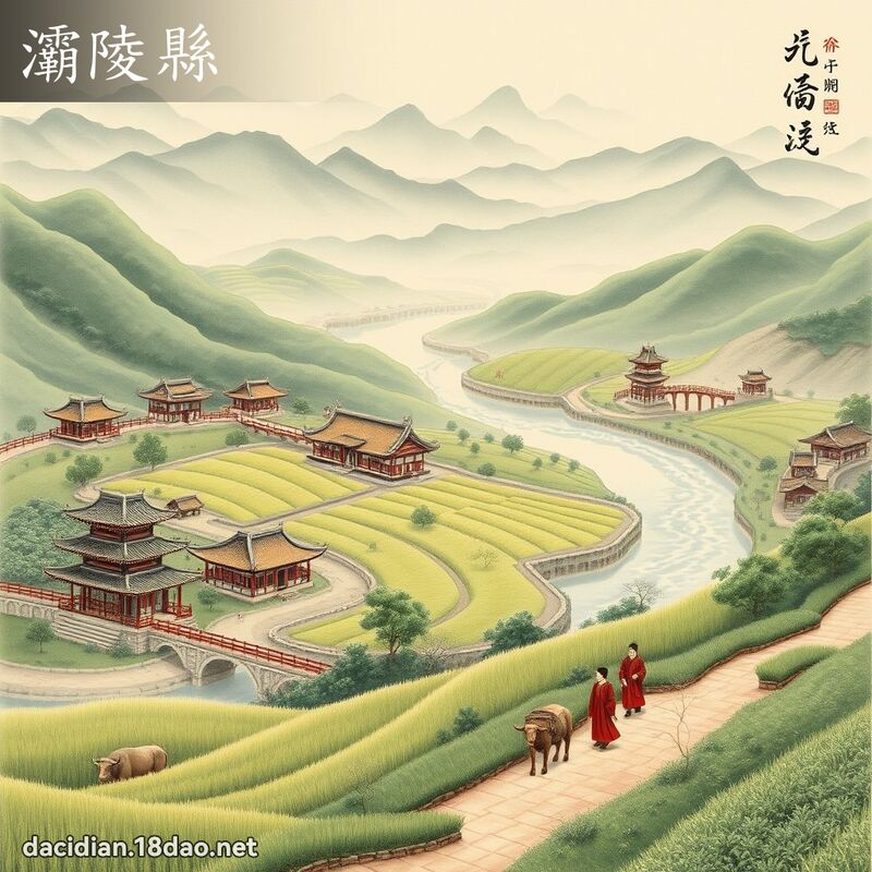 灞陵县 - 国语大辞典配图
