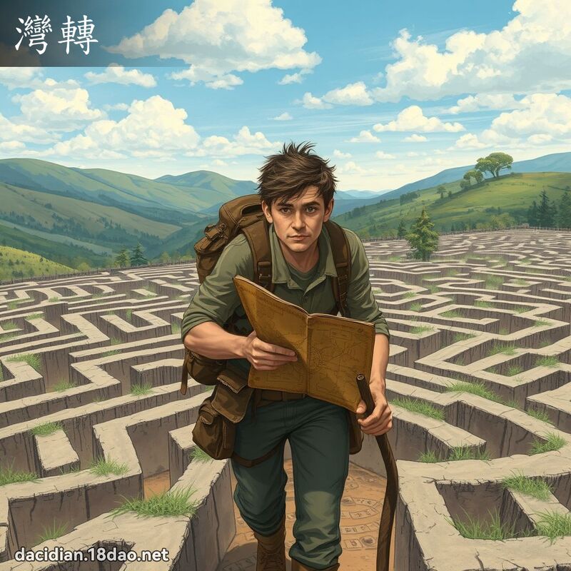 灣轉 - 國語大辭典配圖