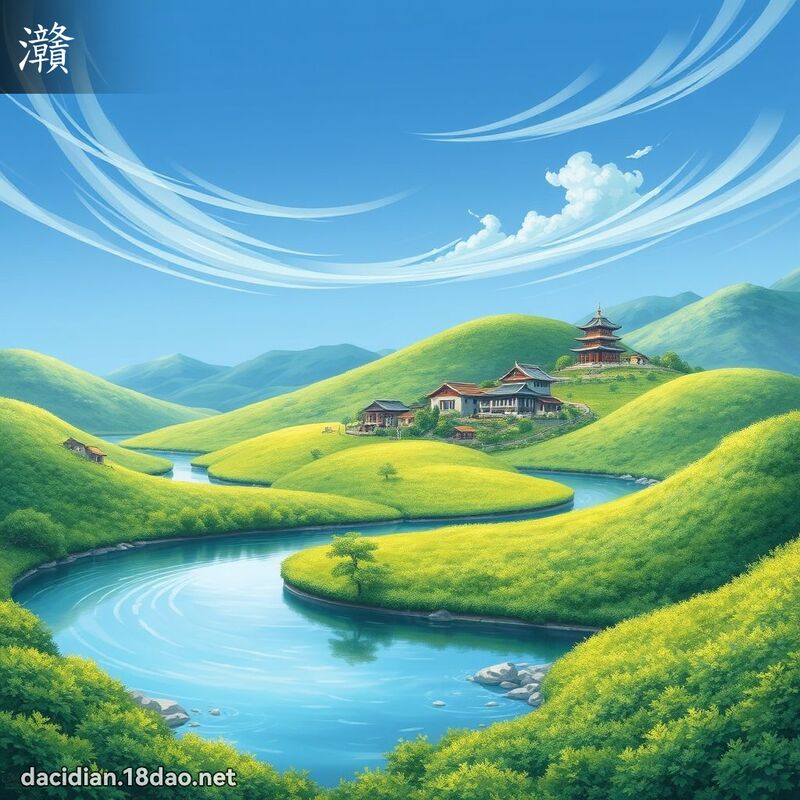 灨 - 國語大辭典配圖