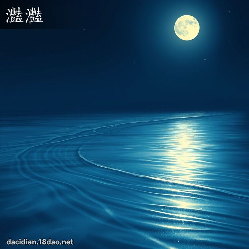 灩灩 - 國語大辭典配圖