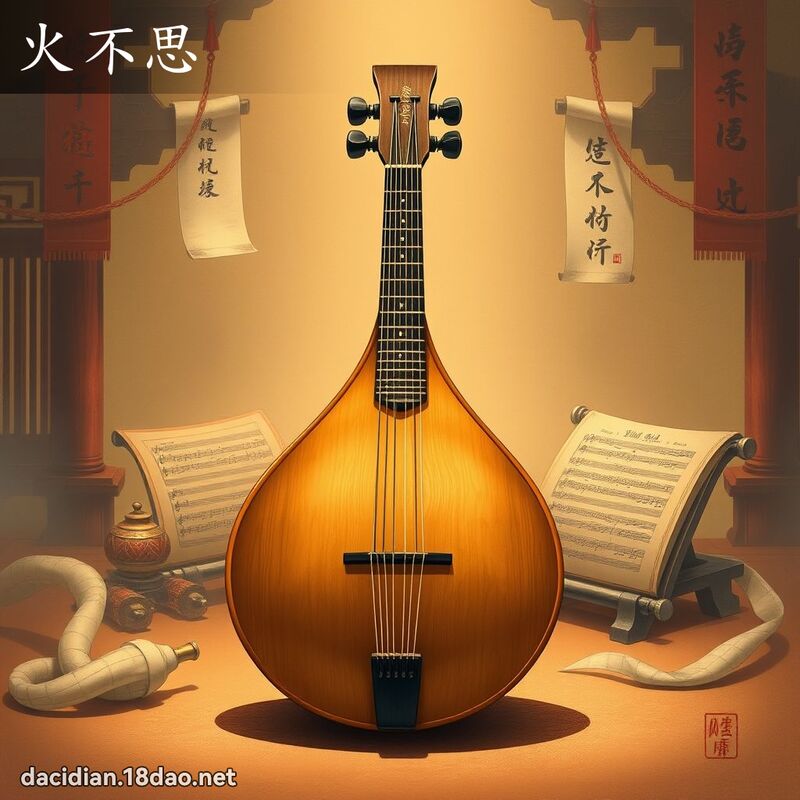 火不思 - 國語大辭典配圖