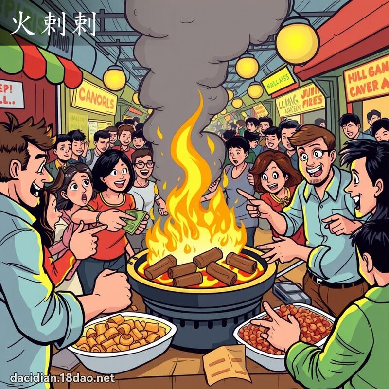 火剌剌 - 国语大辞典配图