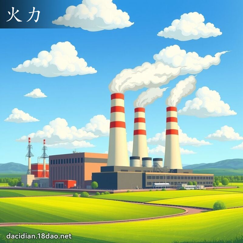 火力 - 國語大辭典配圖