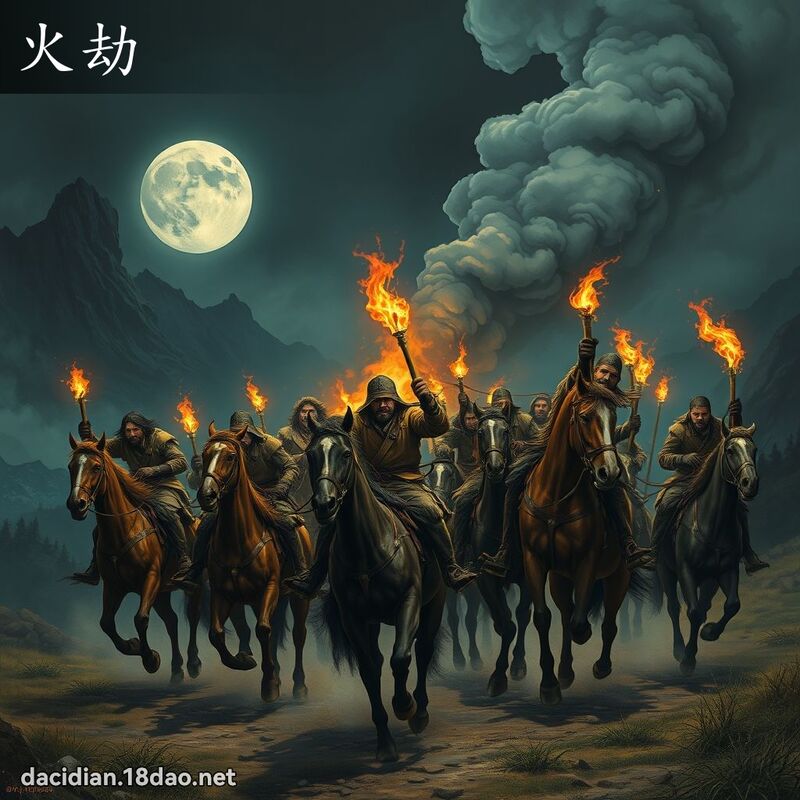 火劫 - 国语大辞典配图