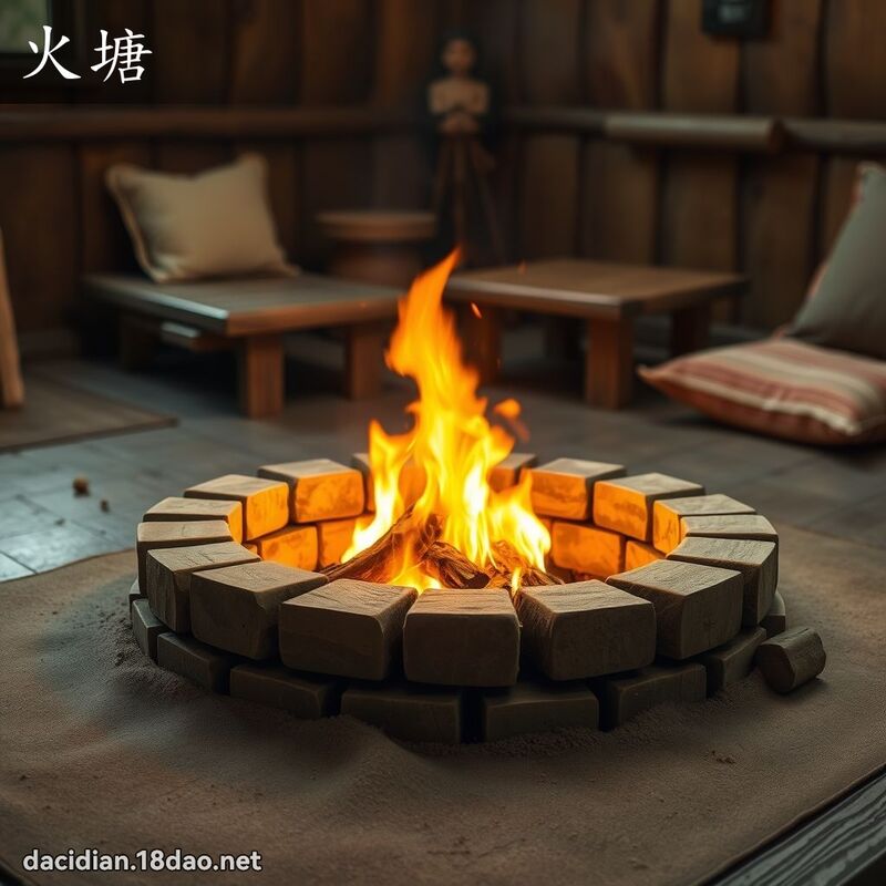 火塘 - 国语大辞典配图