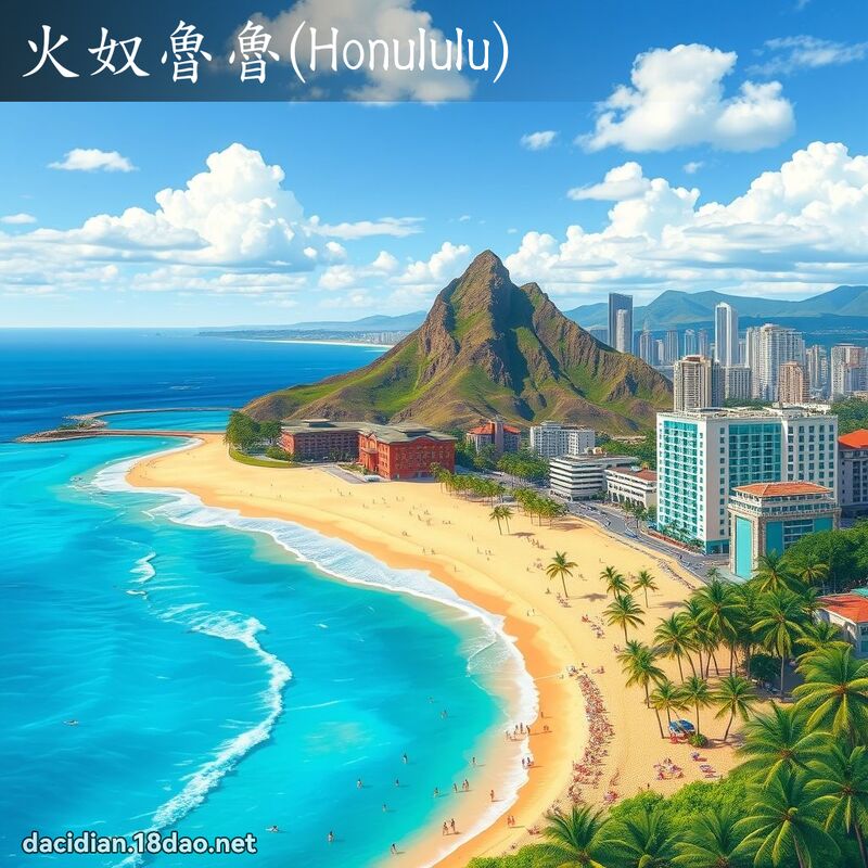 火奴鲁鲁(Honululu) - 国语大辞典配图