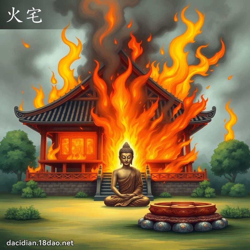 火宅 - 国语大辞典配图