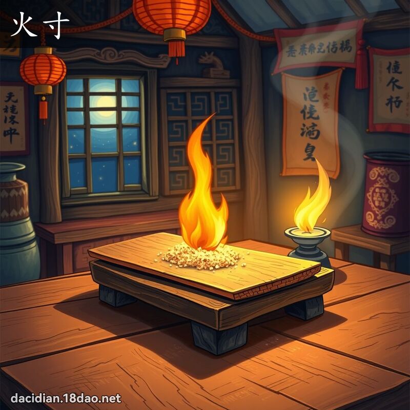 火寸 - 国语大辞典配图