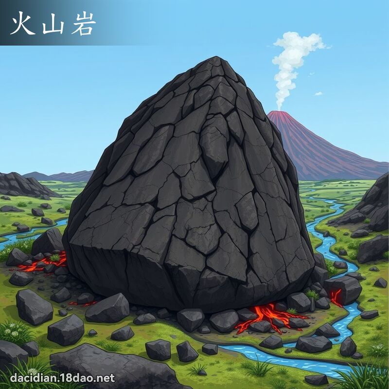 火山岩 - 国语大辞典配图