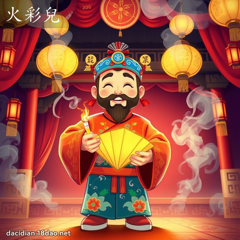 火彩儿 - 国语大辞典配图