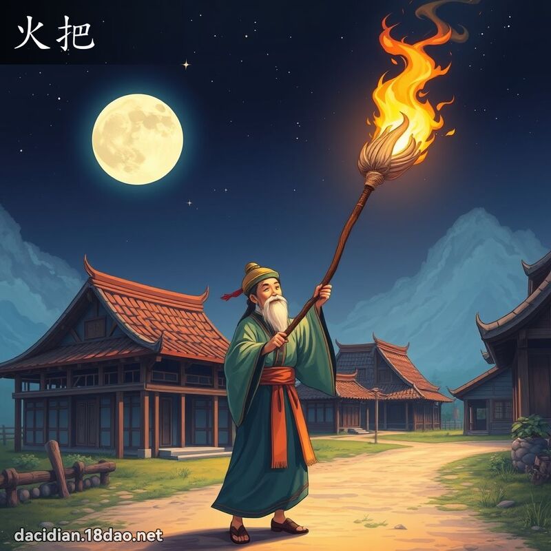火把 - 国语大辞典配图